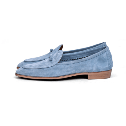 Men's Suede Sheepskin Tassel Loafers