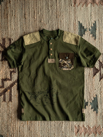 Men's Duck Camo Henley Shirt