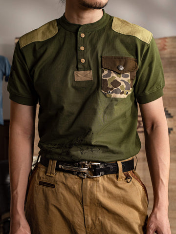Men's Duck Camo Henley Shirt