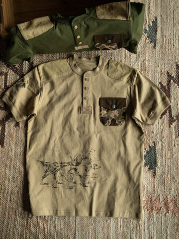 Men's Duck Camo Henley Shirt