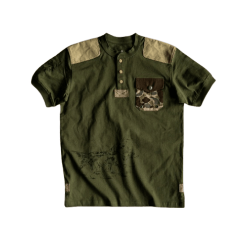 Men's Duck Camo Henley Shirt