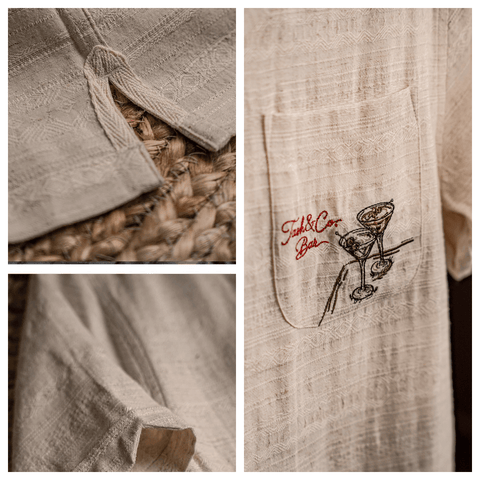 Men's Short Sleeve Linen Aloha Shirt