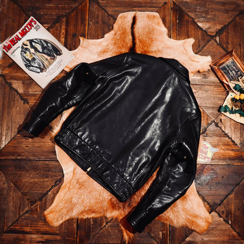 Men's Single Riders Leather Jacket, Horsehide