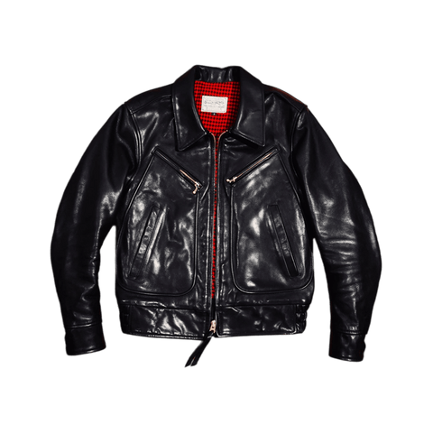 Men's Single Riders Leather Jacket, Horsehide