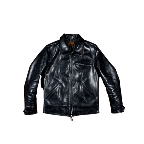 Men's Sports Leather Jacket, Tea Core Horsehide