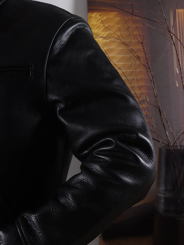 Men's Sports Jacket, Grain Cowhide