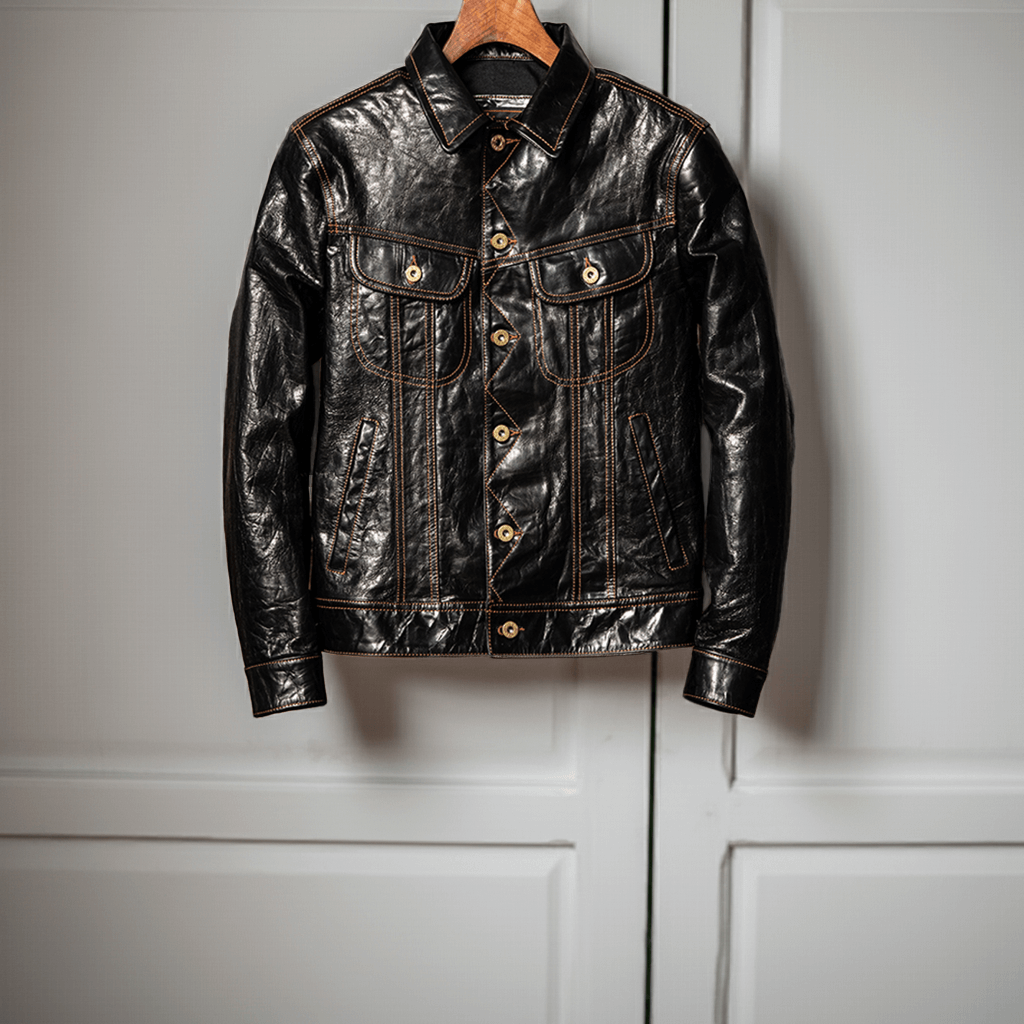 Men's Storm Rider Leather Jacket, Goatskin