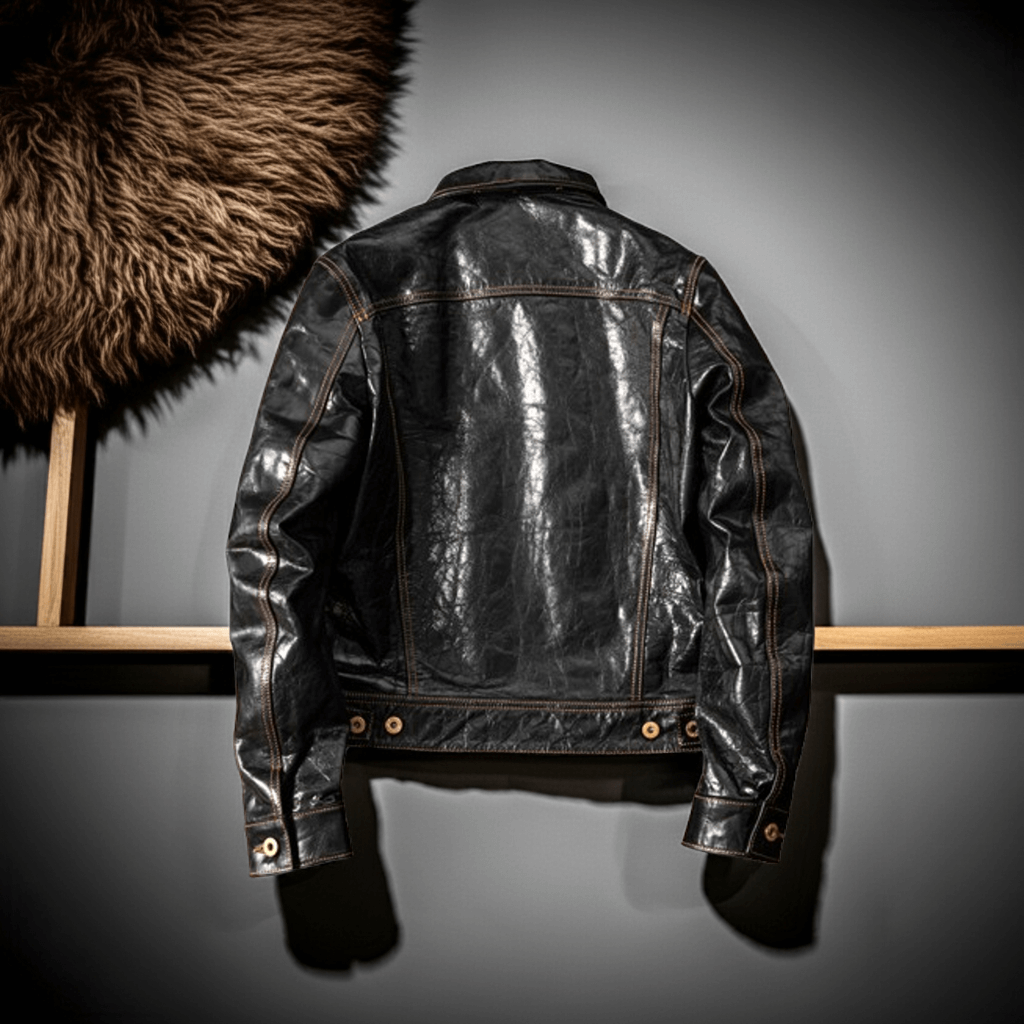 Men's Storm Rider Leather Jacket, Goatskin – Crush on Retro