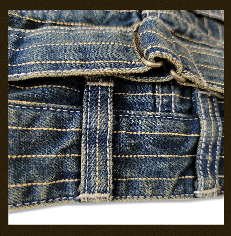 Men's Wabash Stripe Longshoreman Overall Trousers