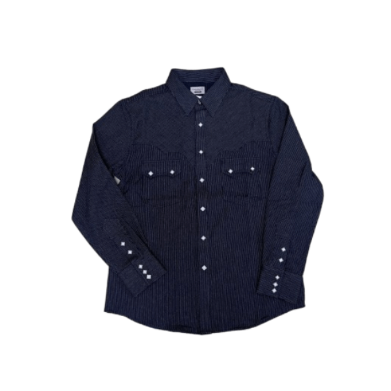 Men's Striped Sawtooth Shirt