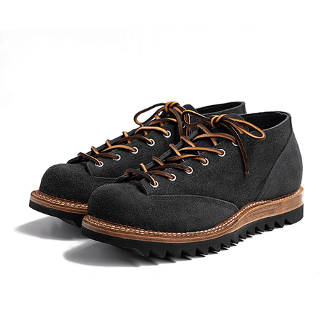 Men's Suede Monkey Boots, Ripple Sole