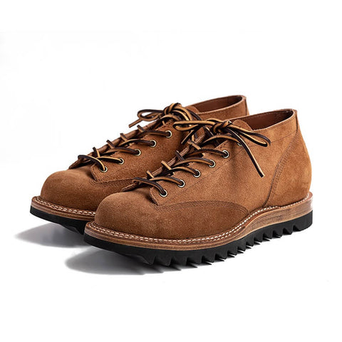 Men's Suede Monkey Boots, Ripple Sole