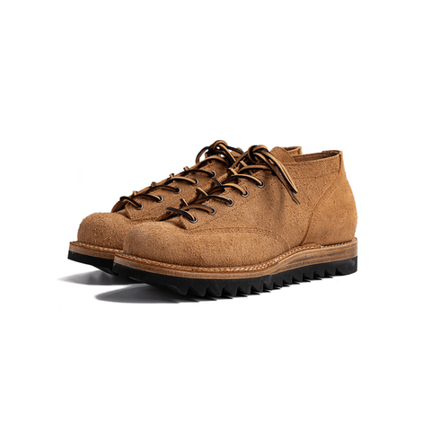 Men's Suede Monkey Boots, Ripple Sole