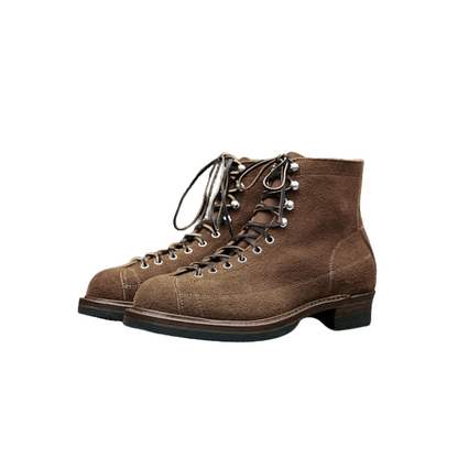 Bottes de monteur en daim