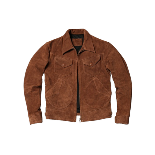 Suede Mendoza Western Jacket