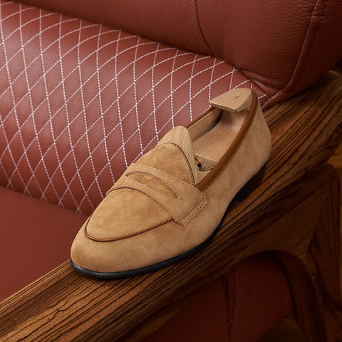 Men's Suede Penny Loafer