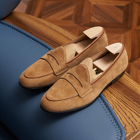 Men's Suede Penny Loafer