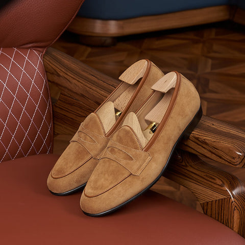 Men's Suede Penny Loafer
