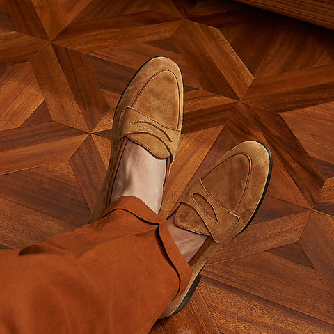 Men's Suede Penny Loafer