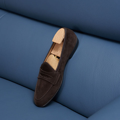 Men's Suede Penny Loafer