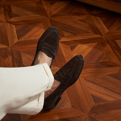 Men's Suede Penny Loafer
