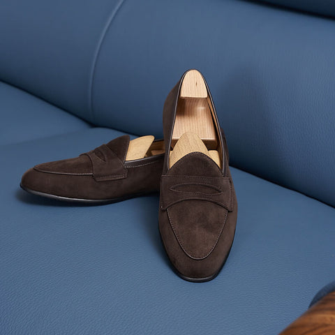 Men's Suede Penny Loafer