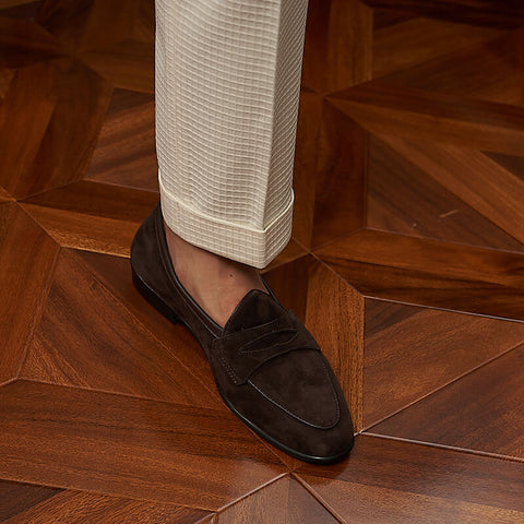 Men's Suede Penny Loafer