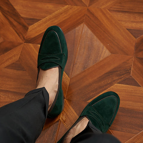 Men's Suede Penny Loafer