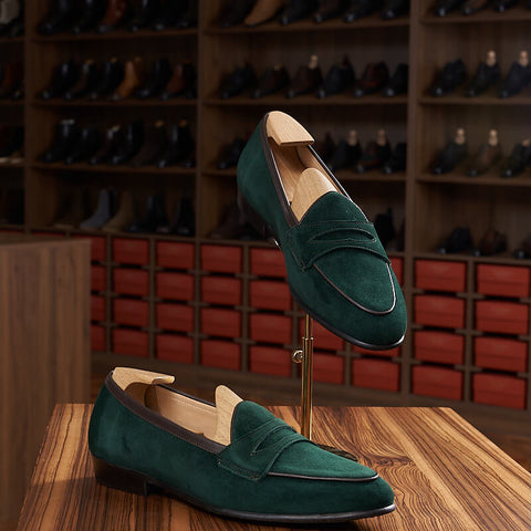 Men's Suede Penny Loafer