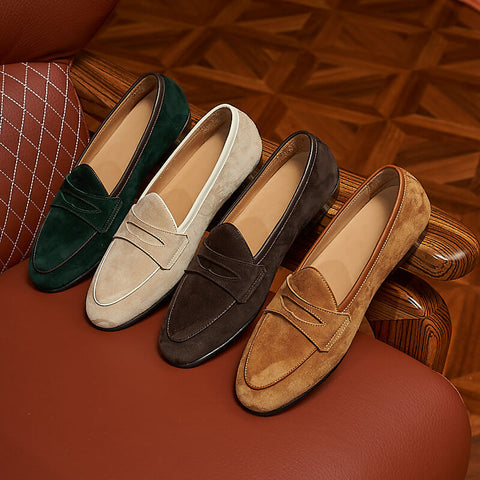 Men's Suede Penny Loafer