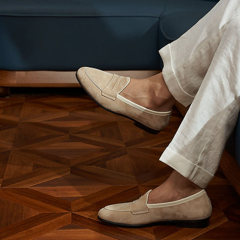 Men's Suede Penny Loafer