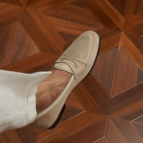 Men's Suede Penny Loafer