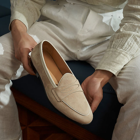 Men's Suede Penny Loafer