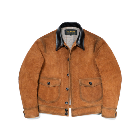 Men's Suede Ranch Jacket, Tobacco