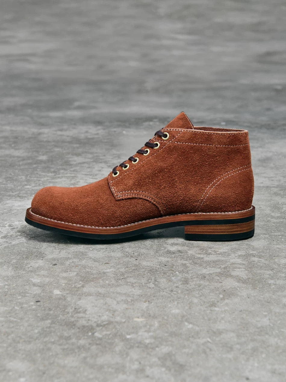 Men's Suede Round Toe Boots 9111