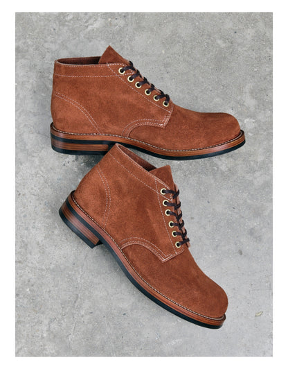 Men's Suede Round Toe Boots 9111