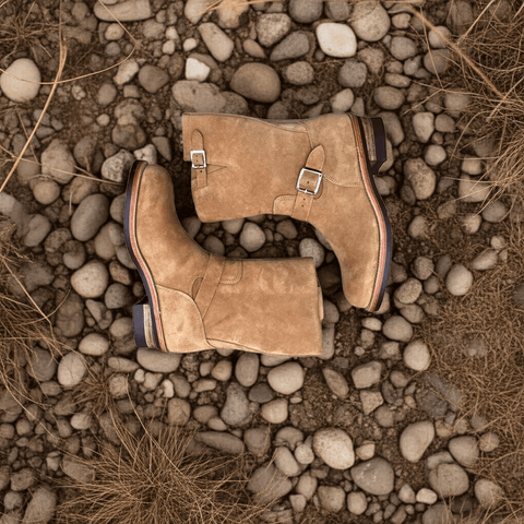 Men's Suede Engineer Boots 302