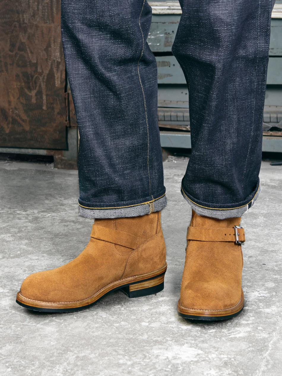 Bottes d'ingénieur en daim pour hommes 302