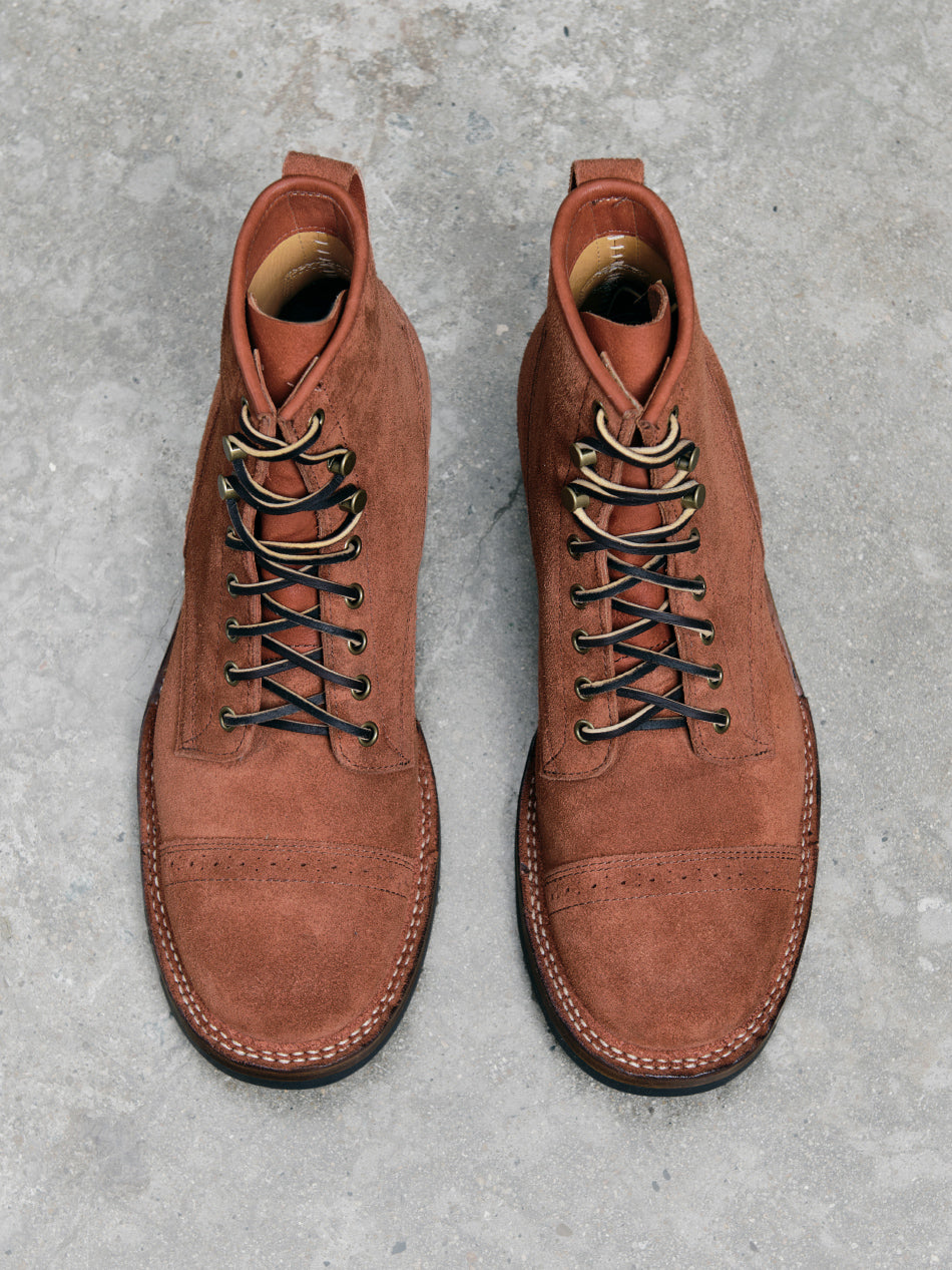 Men's Suede Logger Boots