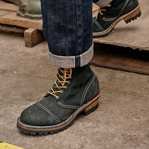 Men's Suede Logger Boots