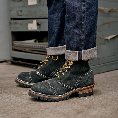 Men's Suede Logger Boots