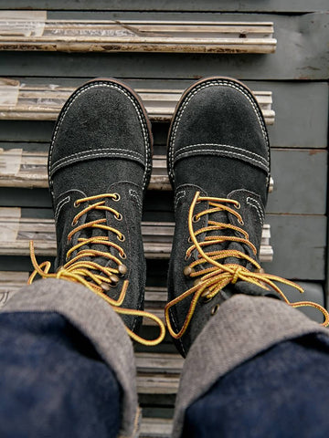 Men's Suede Logger Boots