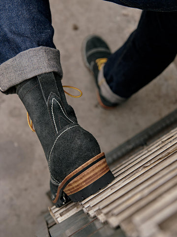 Men's Suede Logger Boots