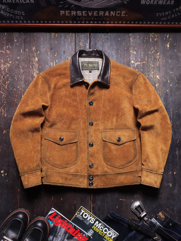 Men's Suede Ranch Jacket, Tobacco