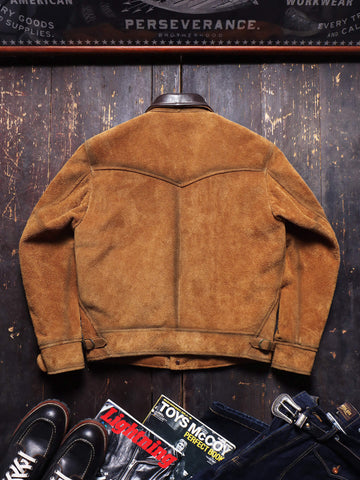 Men's Suede Ranch Jacket, Tobacco