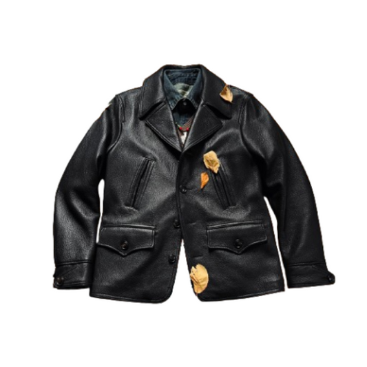 Men's Switchyard Leather Coat Deerskin