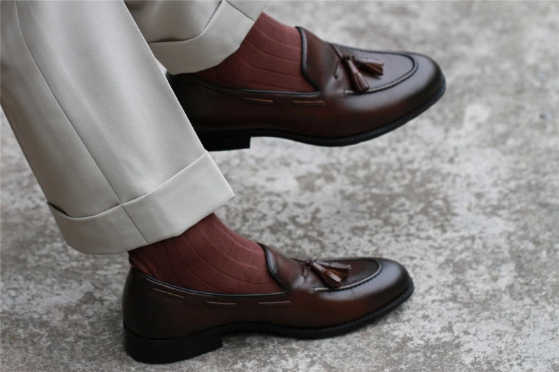 Men's Leather Tassel Loafer