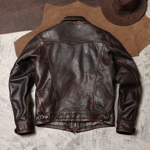 Men's Mendoza Leather Jacket, Teacore Cowhide