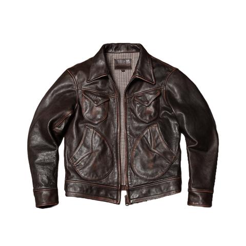 Men's Mendoza Leather Jacket, Teacore Cowhide