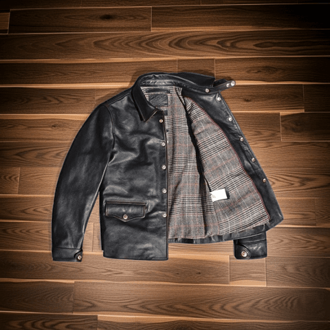 メンズ ブレーキマン レザーコート ホースハイド